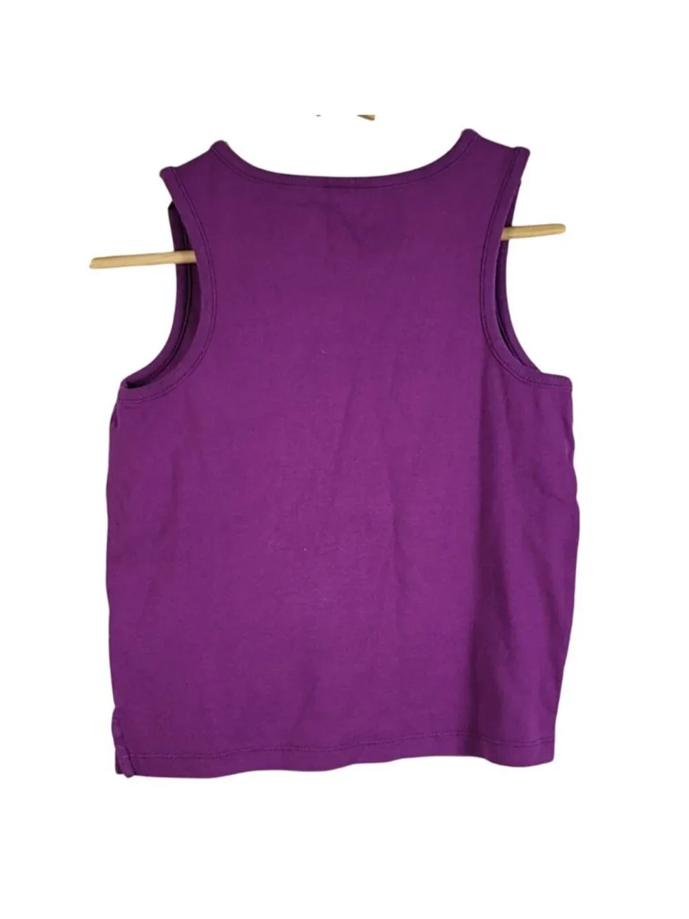Gymboree Girls Tank Top Purple Size 10 Sleeveless Bow Trim Pullover 100% Cotton